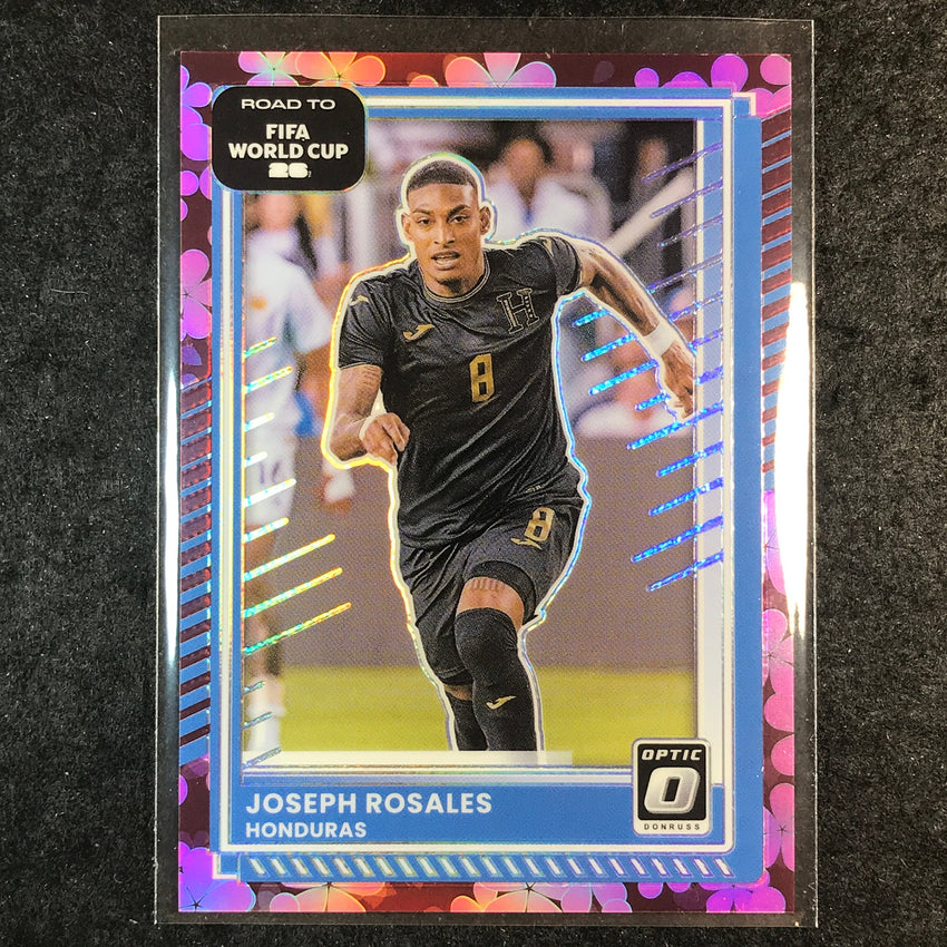 2025-26 Donruss Road to FIFA World Cup JOSEPH ROSALES Optic Plum Blossom #107