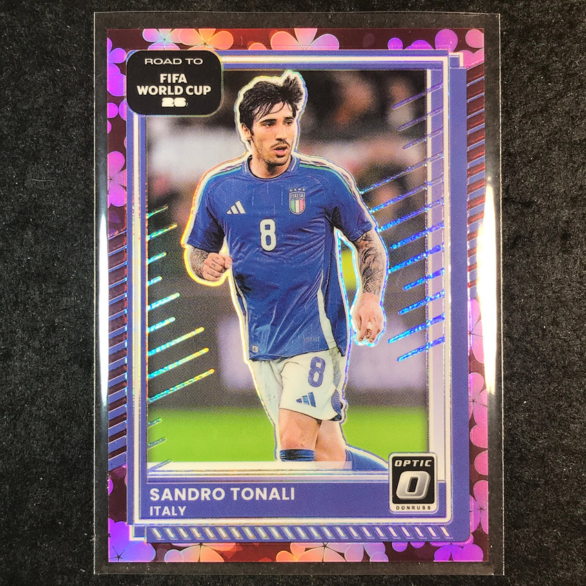 2025-26 Donruss Road to FIFA World Cup SANDRO TONALI Optic Plum Blossom #110