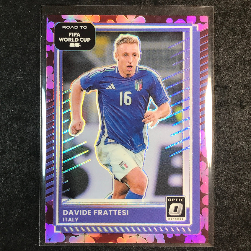 2025-26 Donruss Road to FIFA World Cup DAVIDE FRATTESI Optic Plum Blossom #113