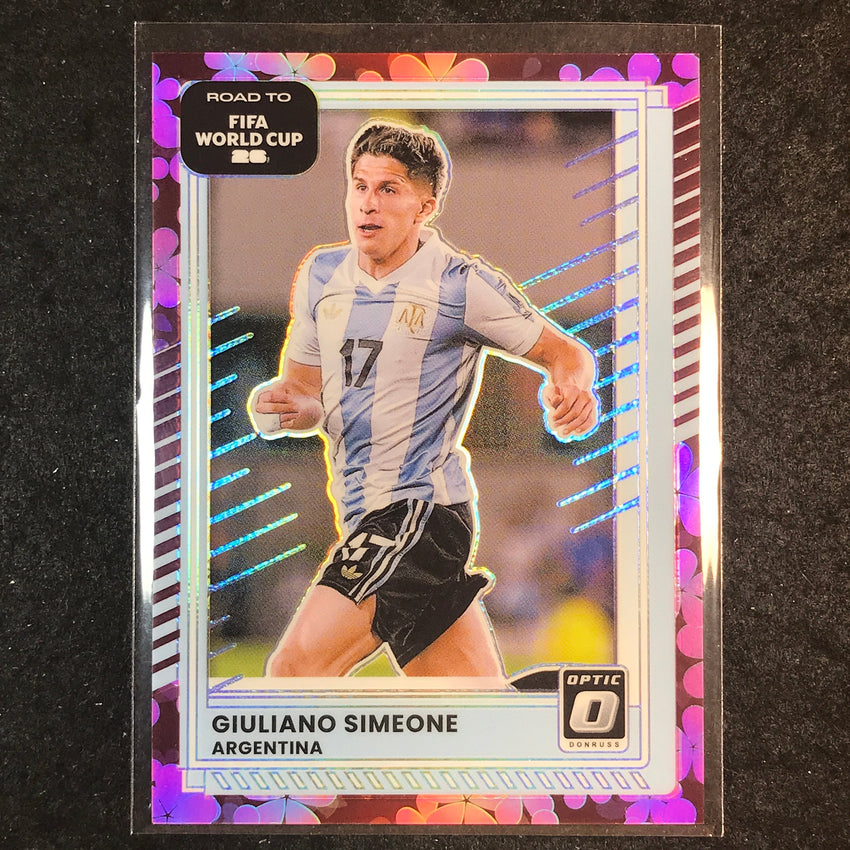 2025-26 Donruss Road to FIFA World Cup GIULIANO Optic Plum Blossom #165