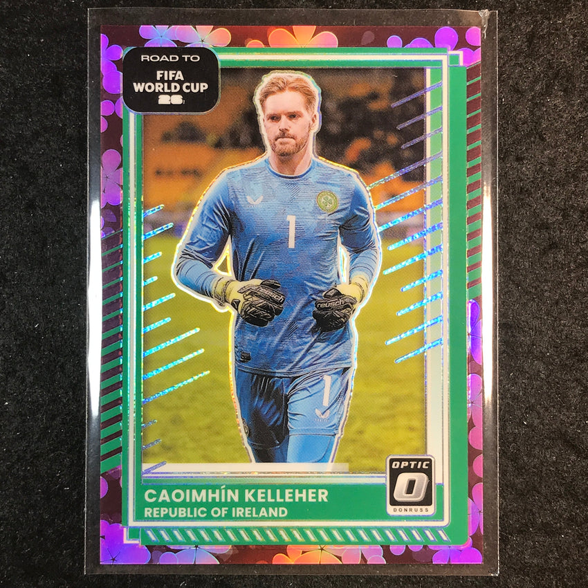 2025-26 Donruss Road to FIFA World Cup CAOIMHIN KELLEHER Optic Plum Blossom #172