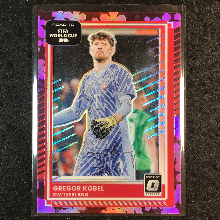 2025-26 Donruss Road to FIFA World Cup GREGOR KOBEL Optic Plum Blossom #175