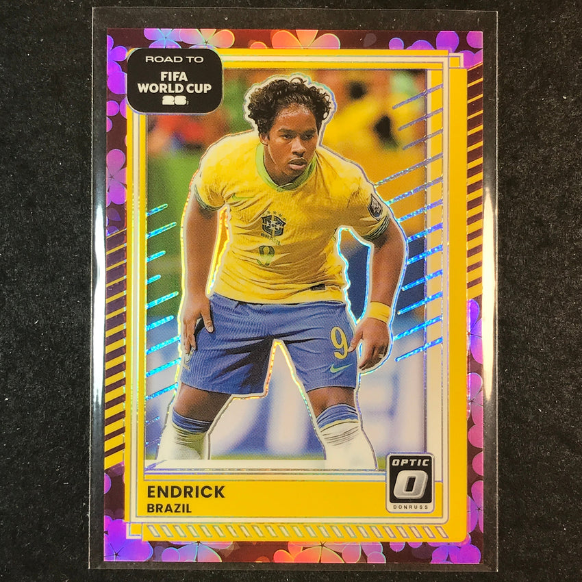 2025-26 Donruss Road to FIFA World Cup ENDRICK Optic Plum Blossom #188