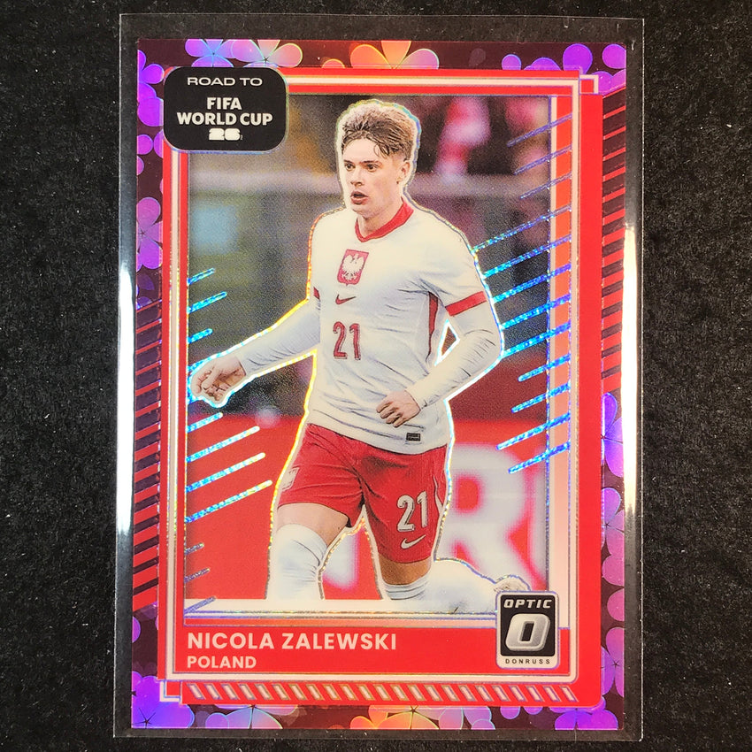 2025-26 Donruss Road to FIFA World Cup NICOLA ZALEWSKI Optic Plum Blossom #200