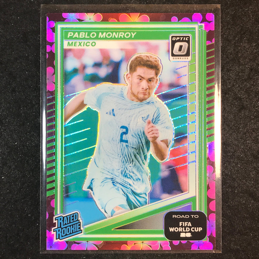 2025-26 Donruss Road to World Cup PABLO MONROY Rookie Optic Plum Blossom #213
