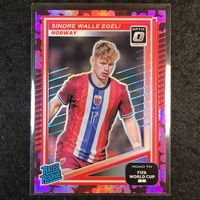 2025-26 Donruss Road to World Cup WALLE EGELI Rookie Optic Plum Blossom #223