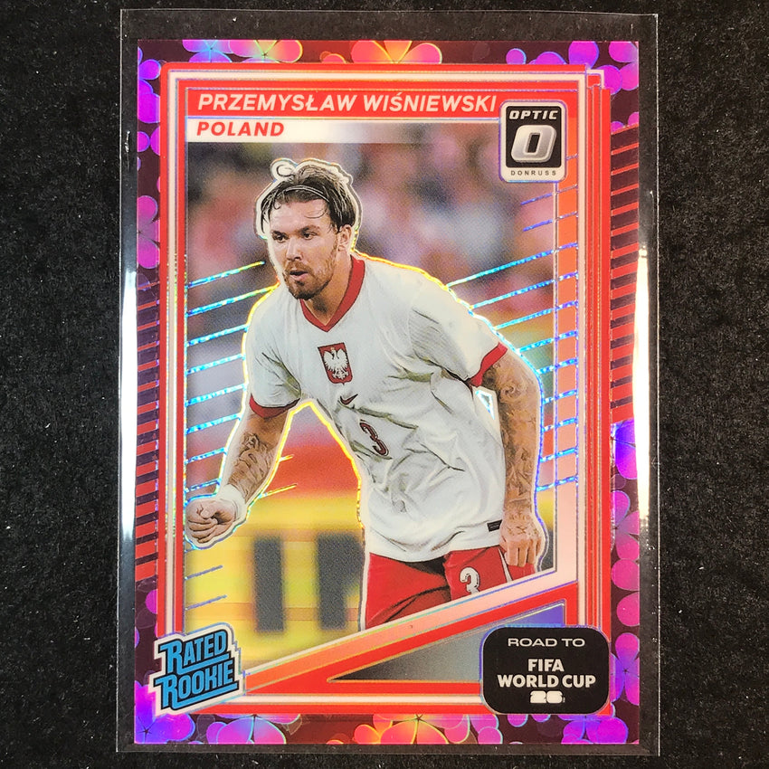 2025-26 Donruss Road to World Cup WISNIEWSKI Rookie Optic Plum Blossom #228