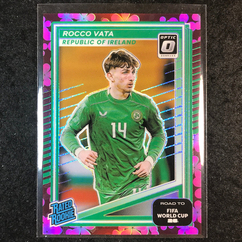 2025-26 Donruss Road to World Cup ROCCO VATA Rookie Optic Plum Blossom #230