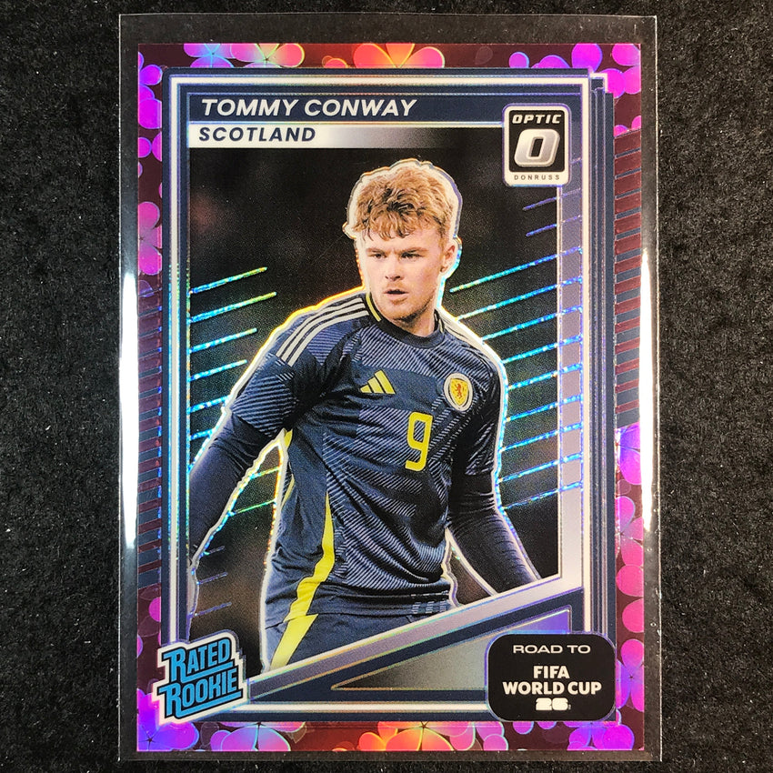 2025-26 Donruss Road to World Cup TOMMY CONWAY Rookie Optic Plum Blossom #234