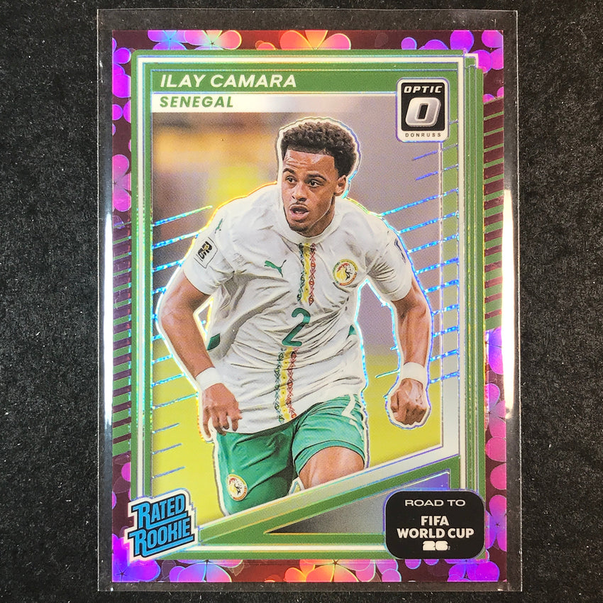 2025-26 Donruss Road to World Cup ILAY CAMARA Rookie Optic Plum Blossom #237