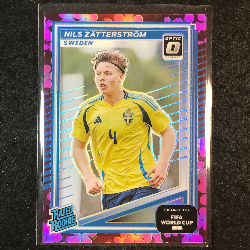 2025-26 Donruss Road to World Cup ZATTERSTROM Rookie Optic Plum Blossom #244
