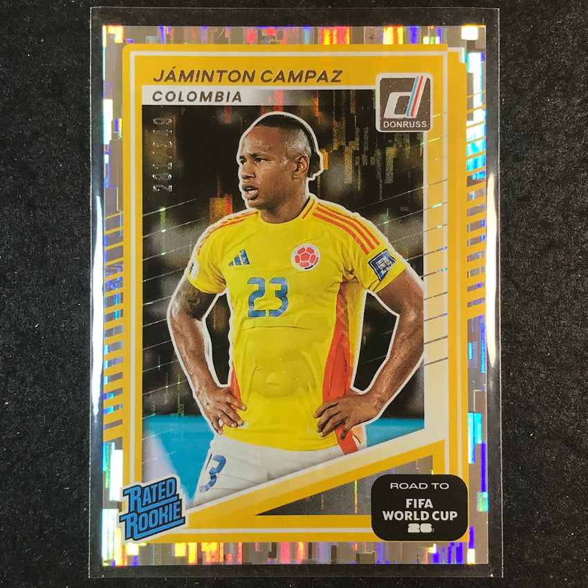 2025-26 Donruss Road to World Cup JAMINTON CAMPAZ Rated Rookie Silver /349 #203