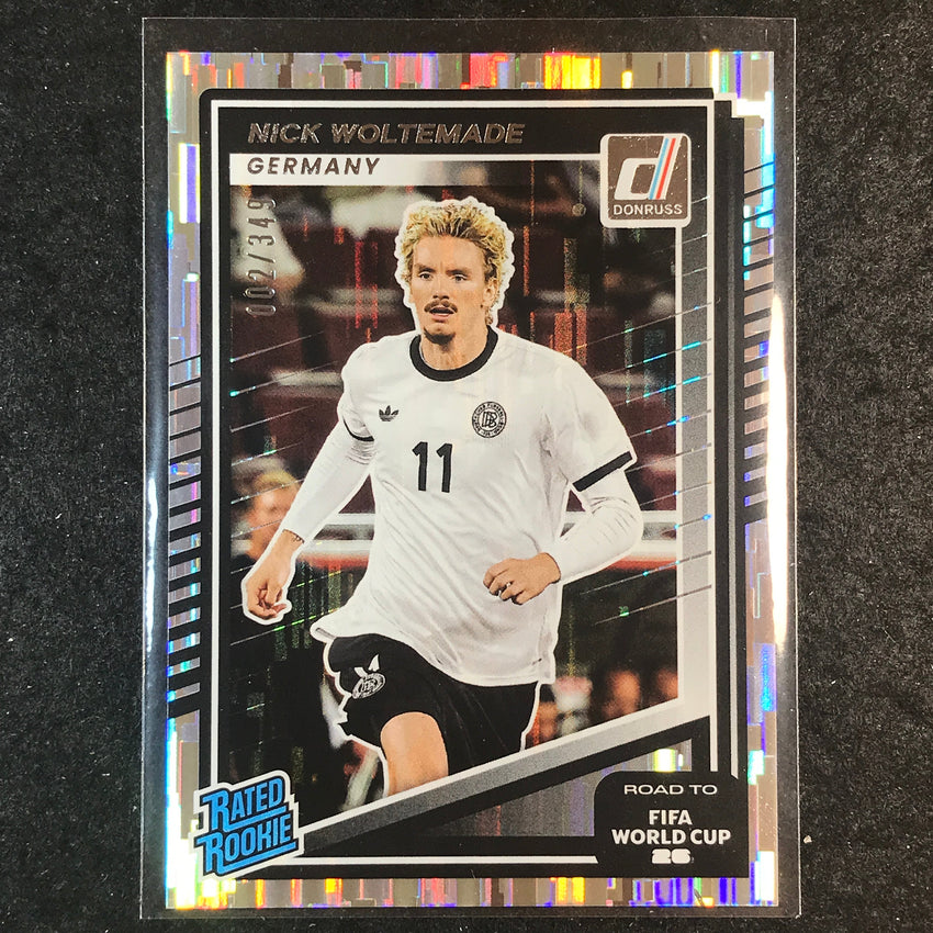 2025-26 Donruss Road to World Cup NICK WOLTEMADE Rated Rookie Silver /349 #208