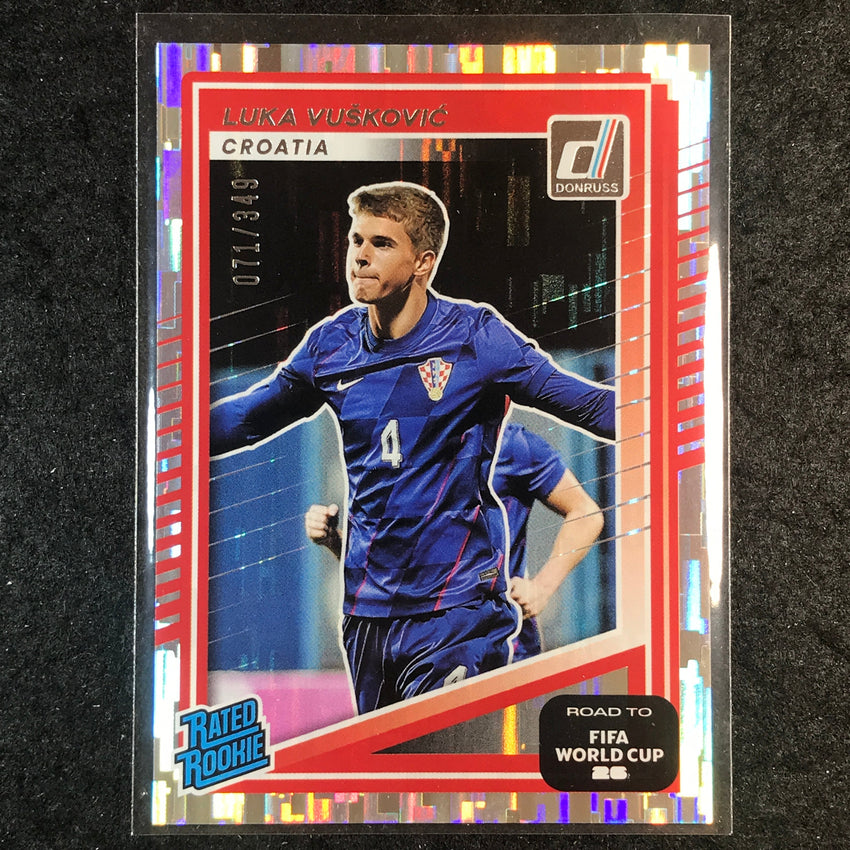 2025-26 Donruss Road to World Cup LUKA VUSKOVIC Rated Rookie Silver /349 #215