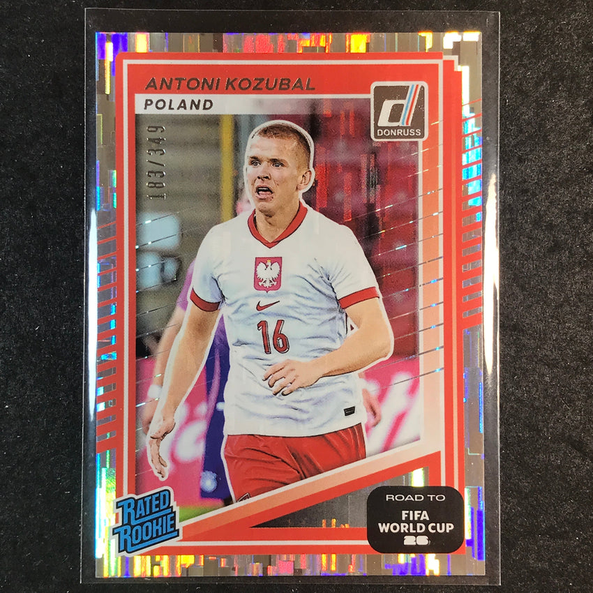 2025-26 Donruss Road to World Cup ANTONI KOZUBAL Rated Rookie Silver /349 #227