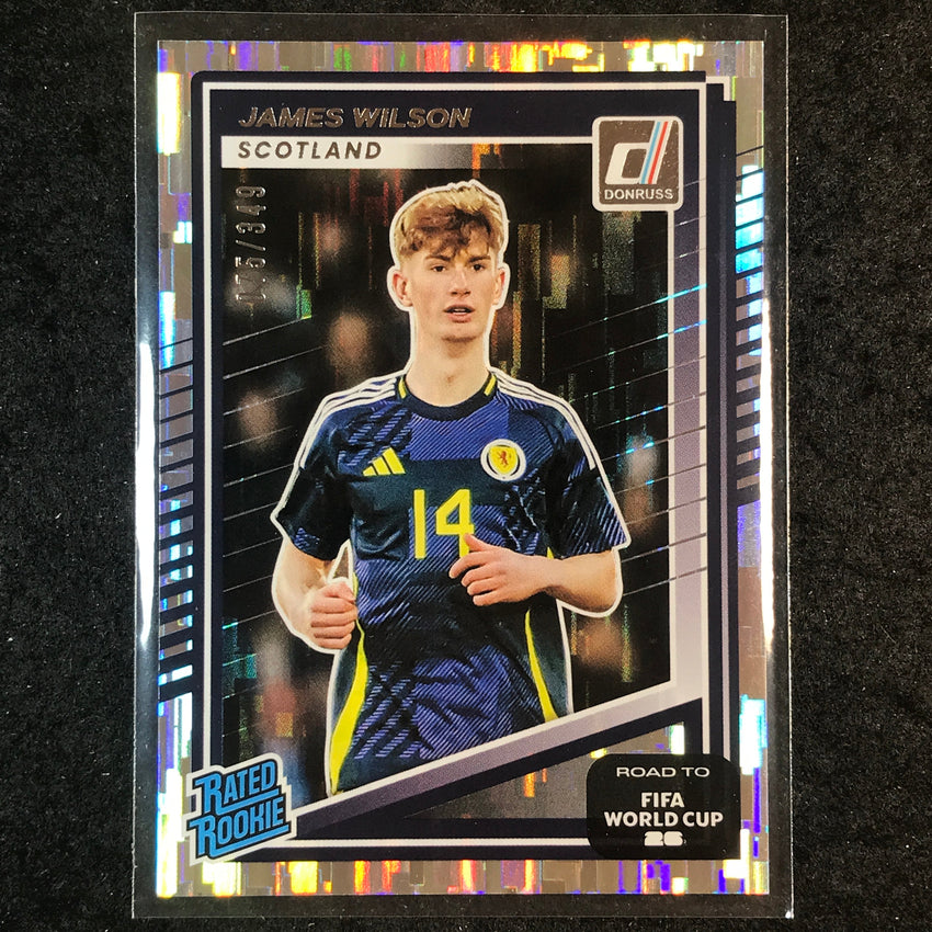 2025-26 Donruss Road to World Cup JAMES WILSON Rated Rookie Silver /349 #232