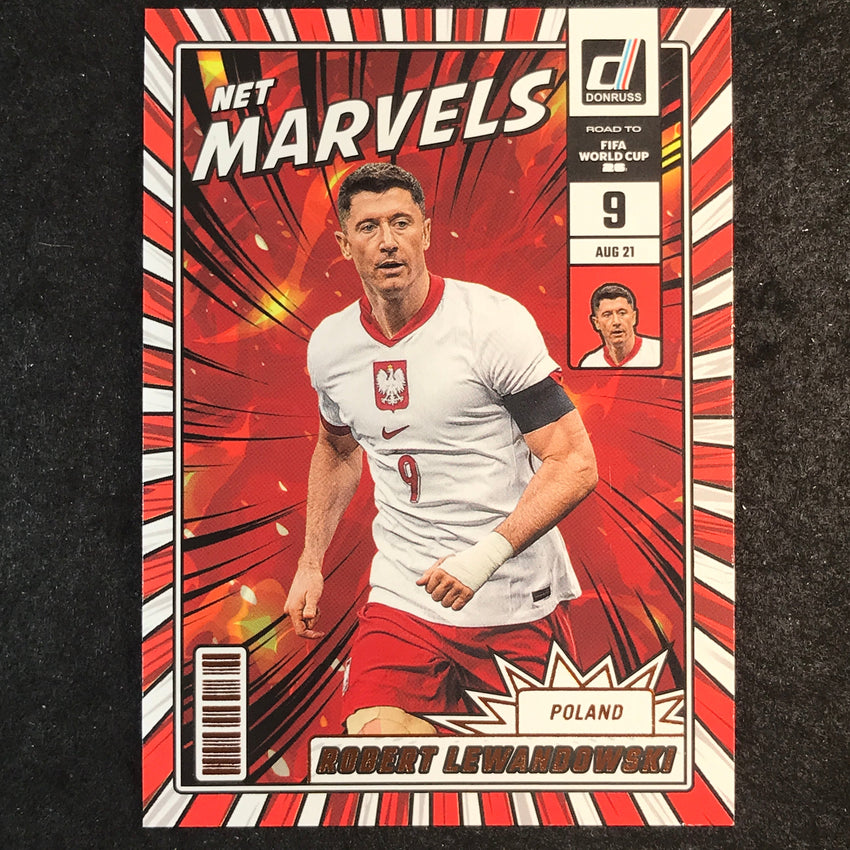 2025-26 Donruss Road to FIFA World Cup ROBERT LEWANDOWSKI Net Marvels Bronze #7