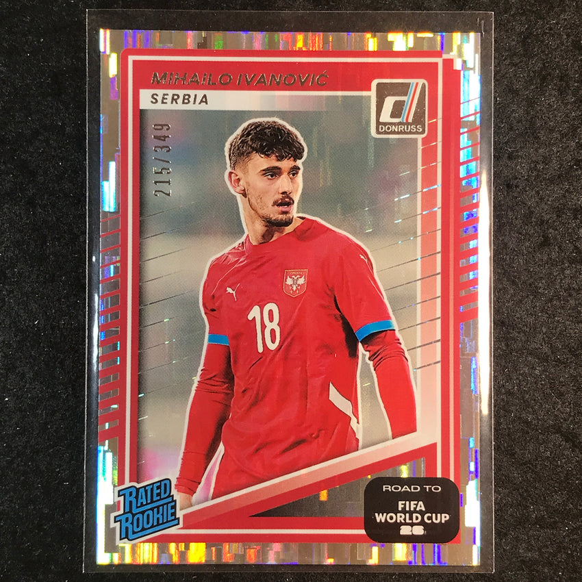 2025-26 Donruss Road to World Cup MIHAILO IVANOVIC Rated Rookie Silver /349 #239