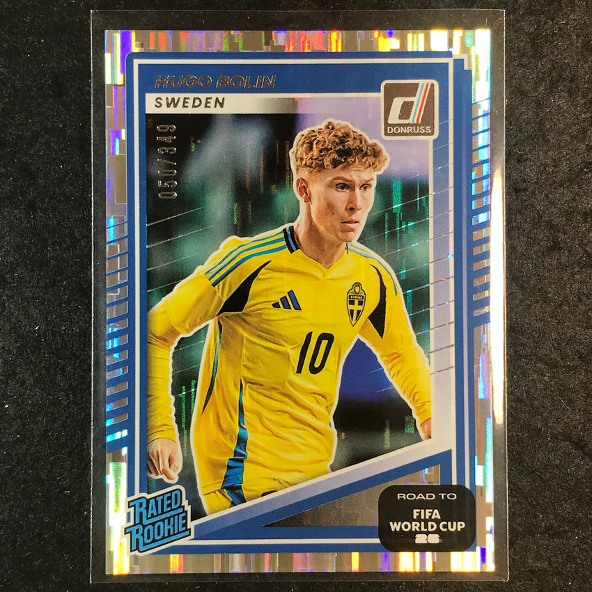 2025-26 Donruss Road to FIFA World Cup HUGO BOLIN Rated Rookie Silver /349 #243