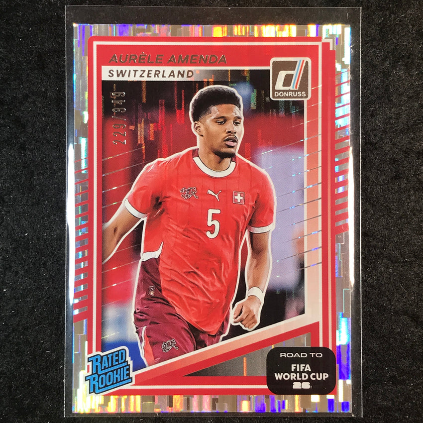 2025-26 Donruss Road to World Cup AURELE AMENDA Rated Rookie Silver /349 #248