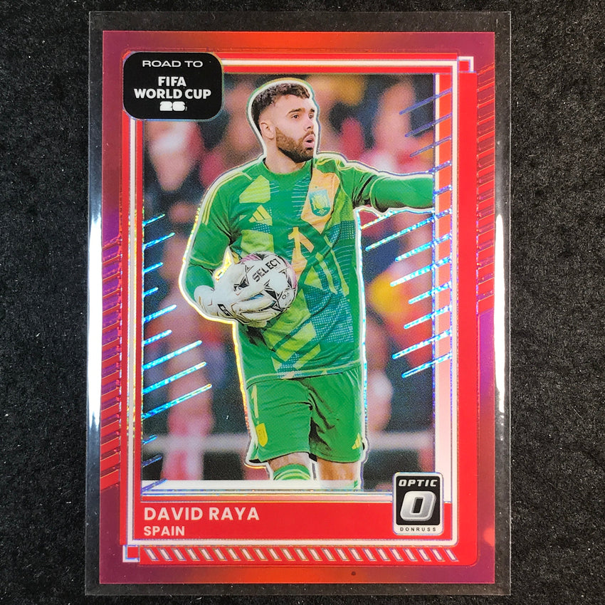 2025-26 Donruss Road to FIFA World Cup DAVID RAYA Optic Red /199 #8
