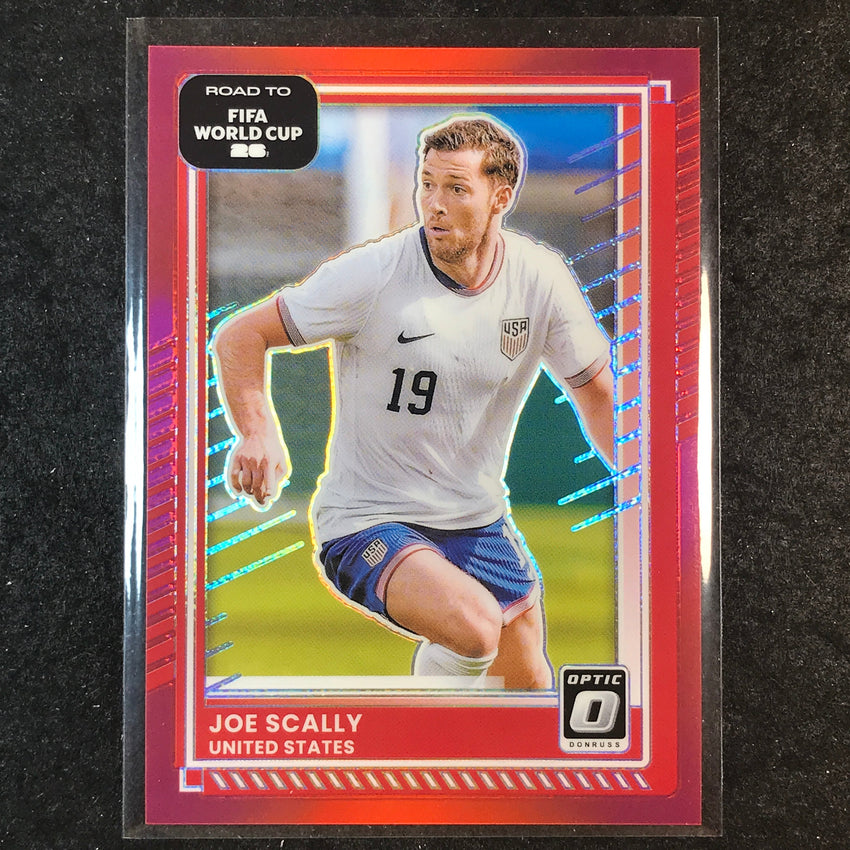 2025-26 Donruss Road to FIFA World Cup JOE SCALLY Optic Red /199 #23