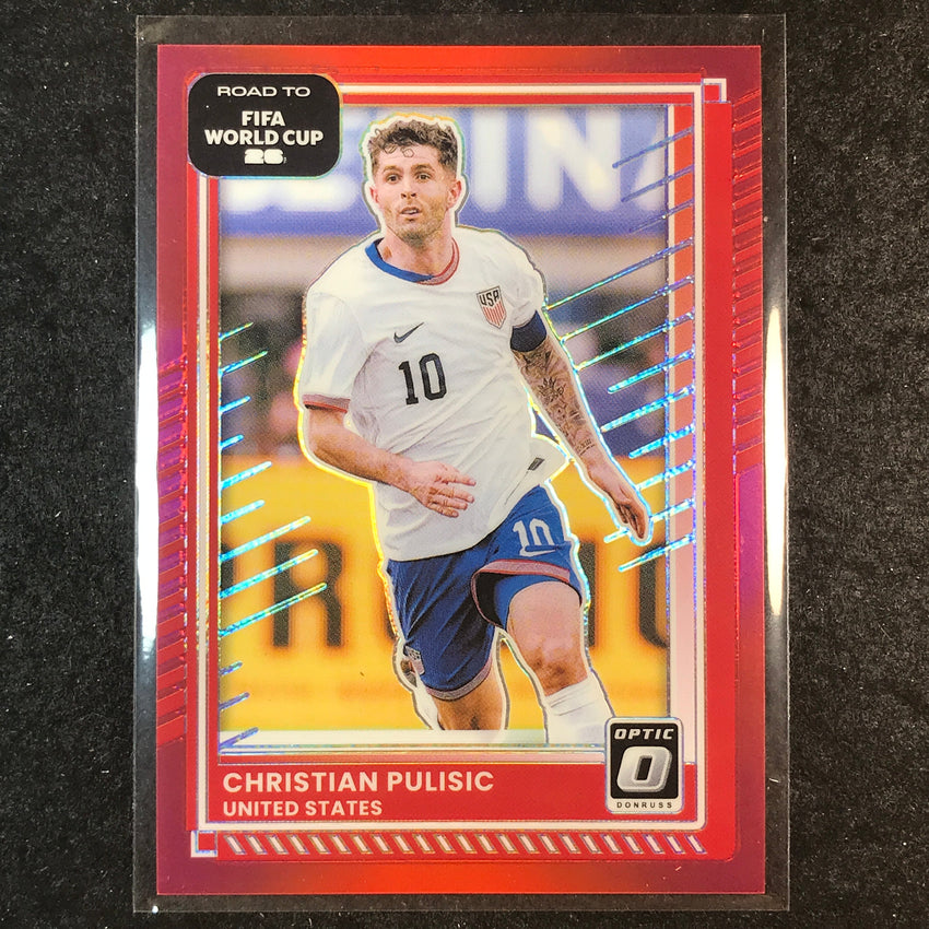 2025-26 Donruss Road to FIFA World Cup CHRISTIAN PULISIC Optic Red /199 #25