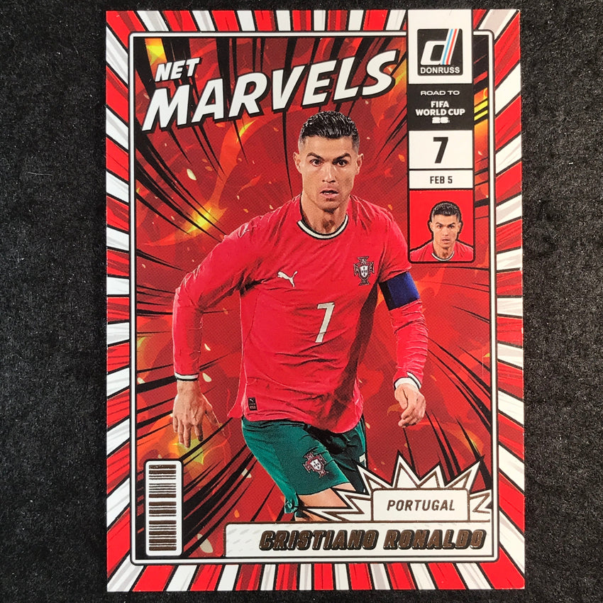 2025-26 Donruss Road to FIFA World Cup CRISTIANO RONALDO Net Marvels Silver #2