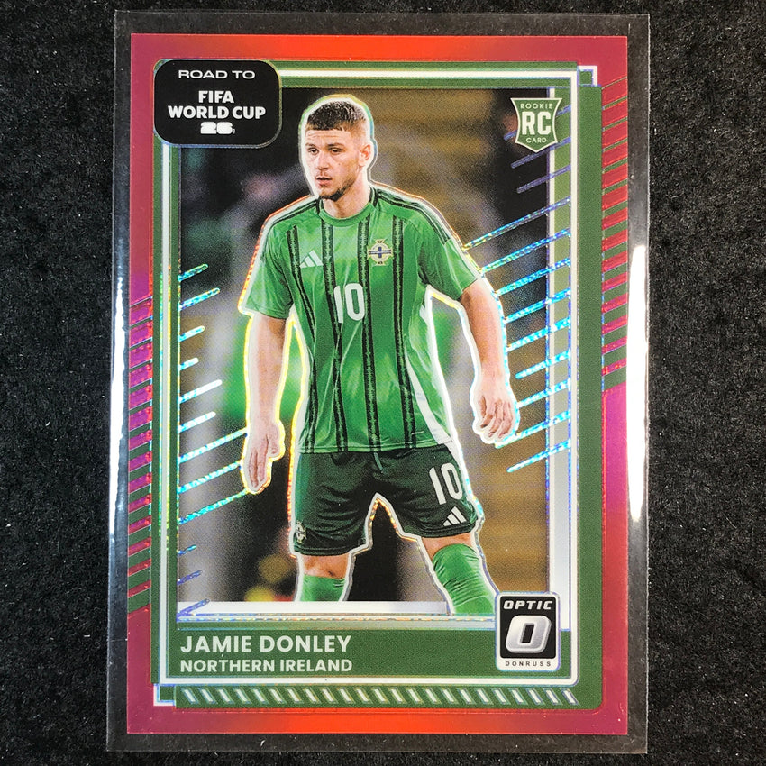 2025-26 Donruss Road to FIFA World Cup JAMIE DONLEY Rookie Optic Red /199 #45