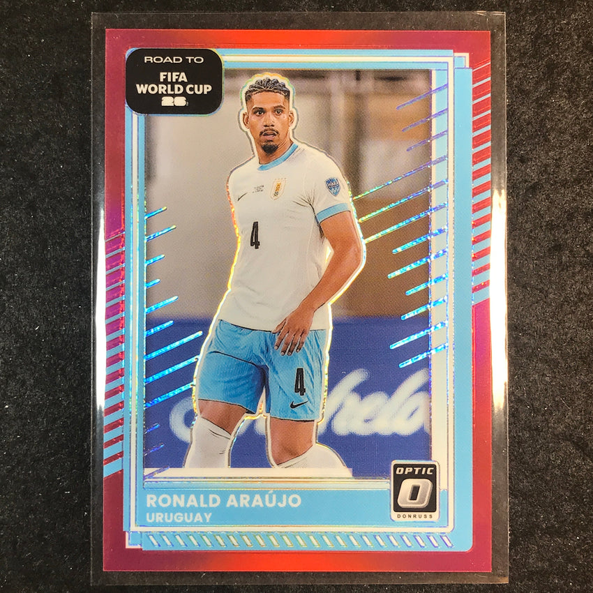 2025-26 Donruss Road to FIFA World Cup RONALD ARAUJO Optic Red /199 #51