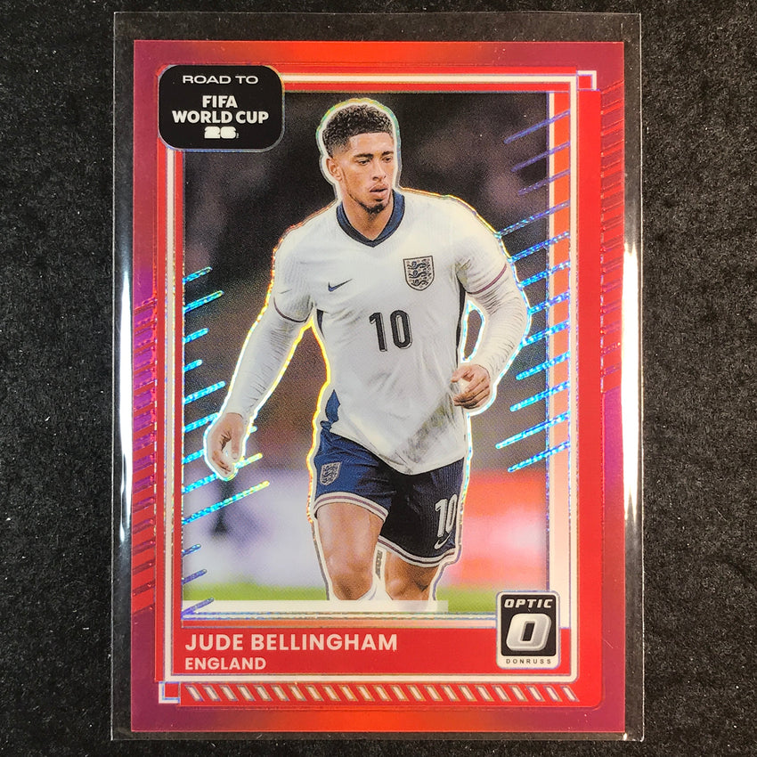 2025-26 Donruss Road to FIFA World Cup JUDE BELLINGHAM Optic Red /199 #63