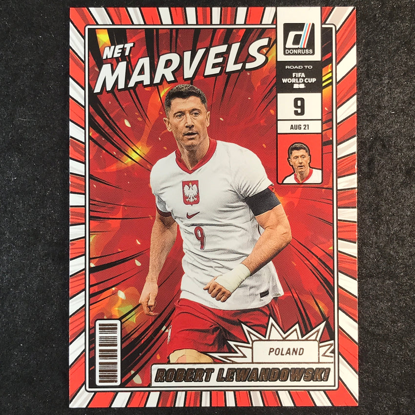 2025-26 Donruss Road to FIFA World Cup ROBERT LEWANDOWSKI Net Marvels Silver #7