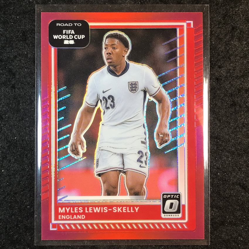 2025-26 Donruss Road to FIFA World Cup MYLES LEWIS-SKELLY Optic Red /199 #72