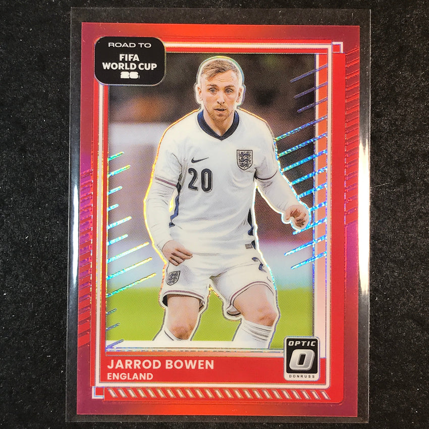 2025-26 Donruss Road to FIFA World Cup JARROD BOWEN Optic Red /199 #73