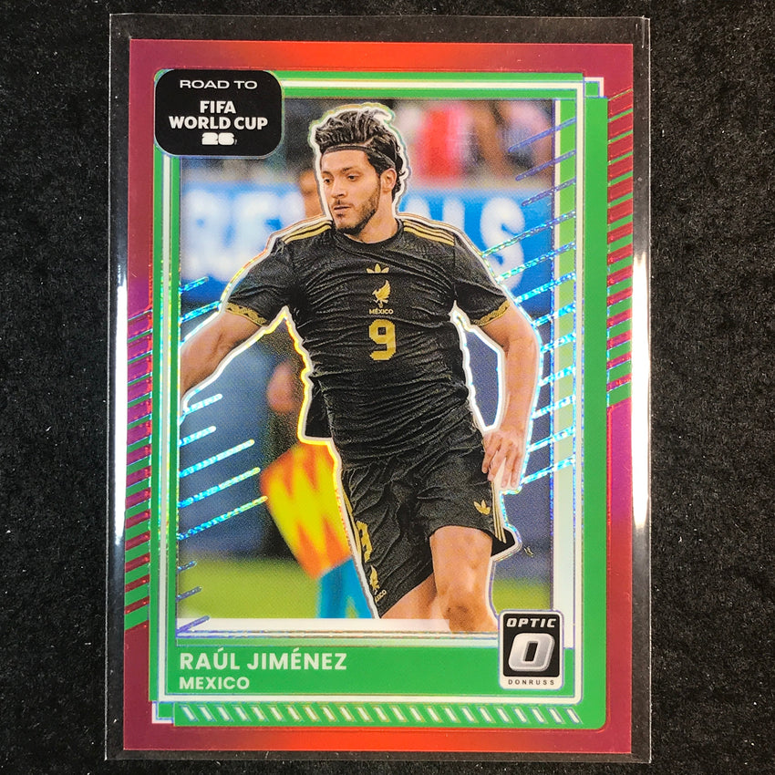 2025-26 Donruss Road to FIFA World Cup RAUL JIMENEZ Optic Red /199 #74