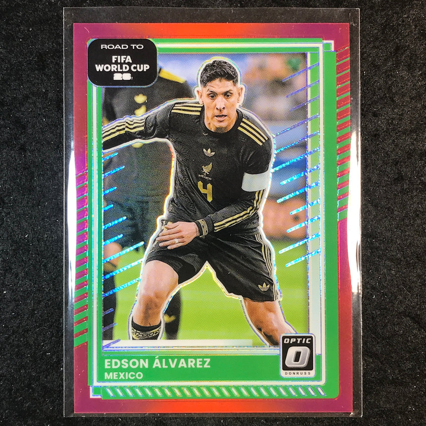 2025-26 Donruss Road to FIFA World Cup EDSON ALVAREZ Optic Red /199 #76