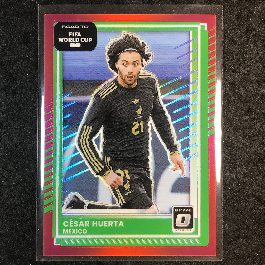 2025-26 Donruss Road to FIFA World Cup CESAR HUERTA Optic Red /199 #77