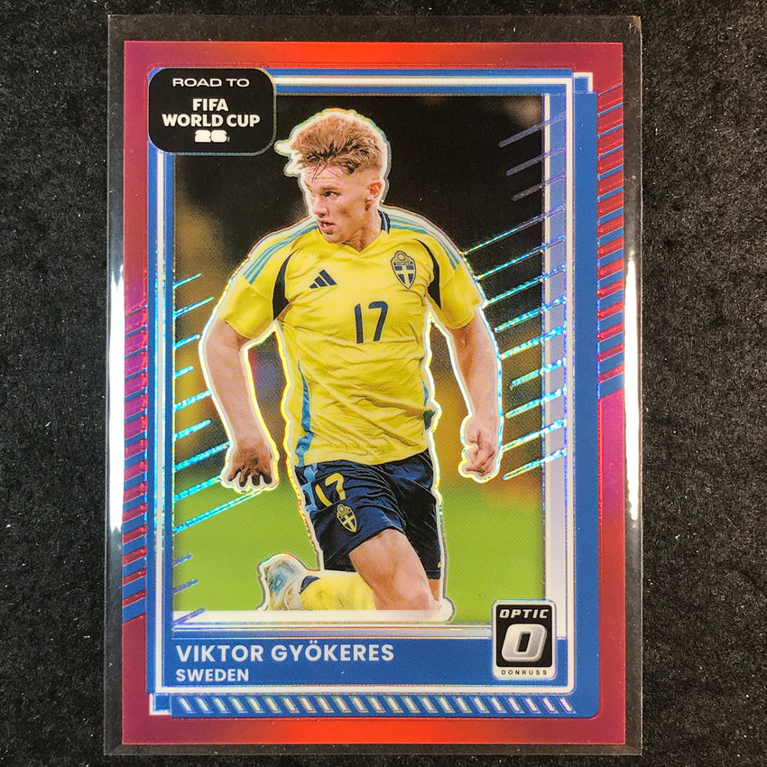 2025-26 Donruss Road to FIFA World Cup VIKTOR GYOKERES Optic Red /199 #82