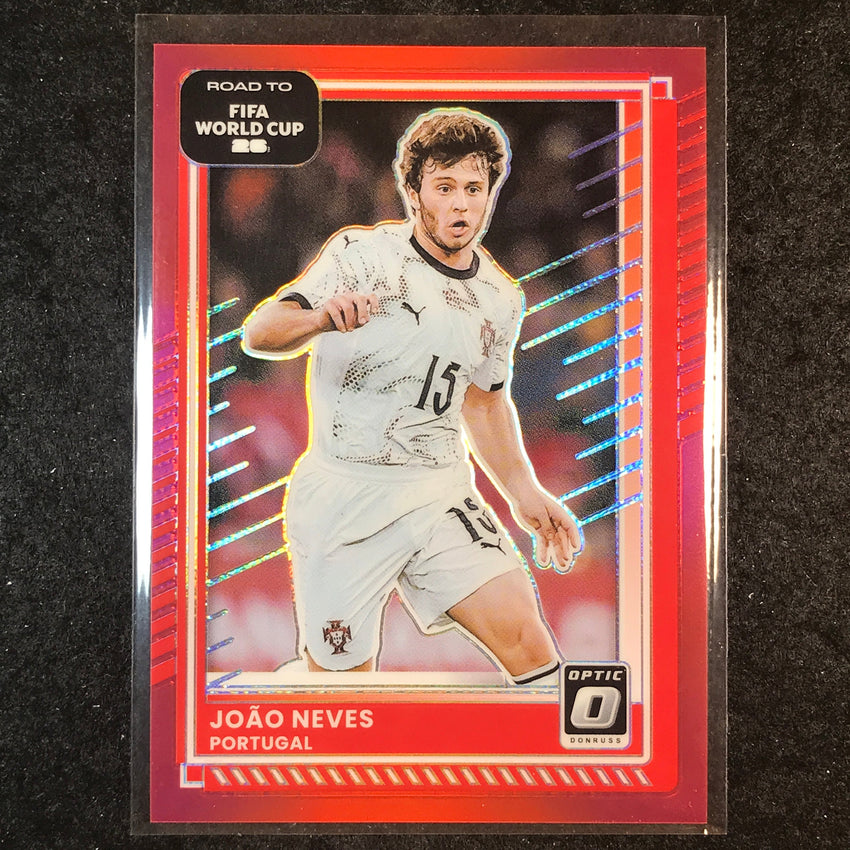 2025-26 Donruss Road to FIFA World Cup JOAO NEVES Optic Red /199 #86