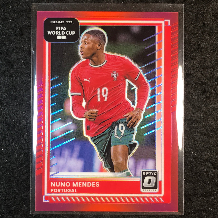 2025-26 Donruss Road to FIFA World Cup NUNO MENDES Optic Red /199 #92
