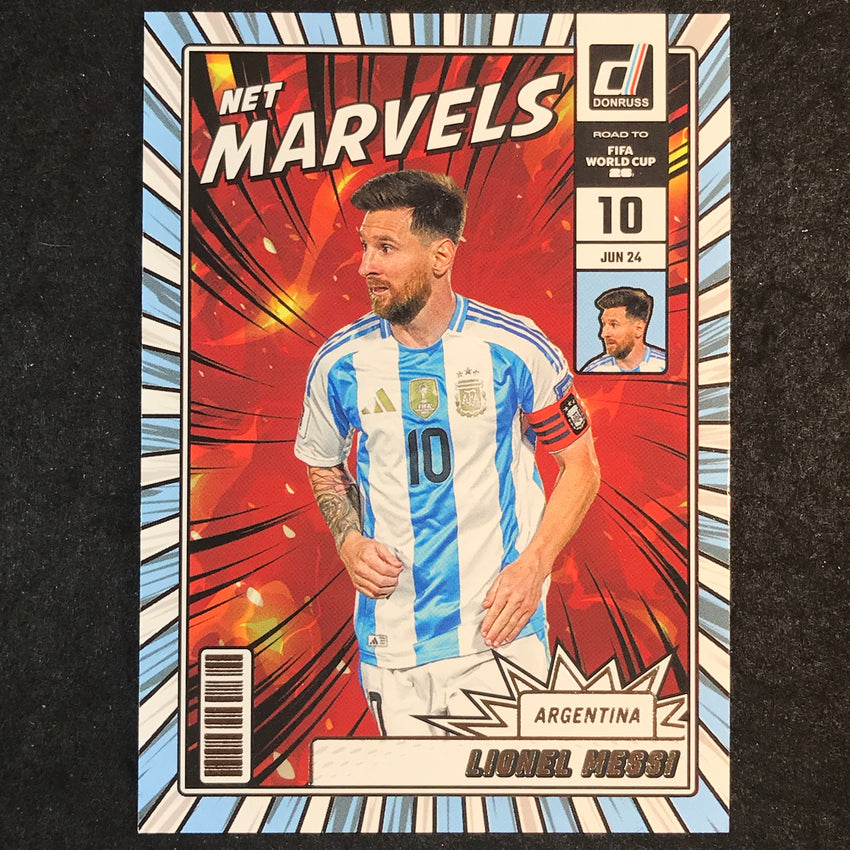2025-26 Donruss Road to FIFA World Cup LIONEL MESSI Net Marvels Silver #21