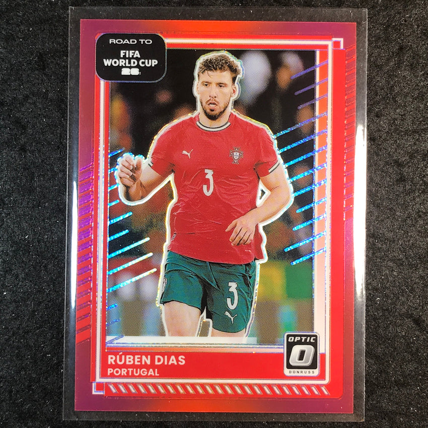 2025-26 Donruss Road to FIFA World Cup RUBEN DIAS Optic Red /199 #93