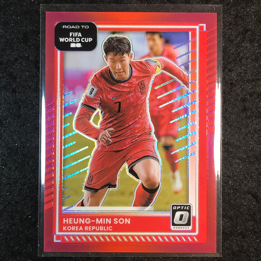 2025-26 Donruss Road to FIFA World Cup HEUNG-MIN SON Optic Red /199 #102
