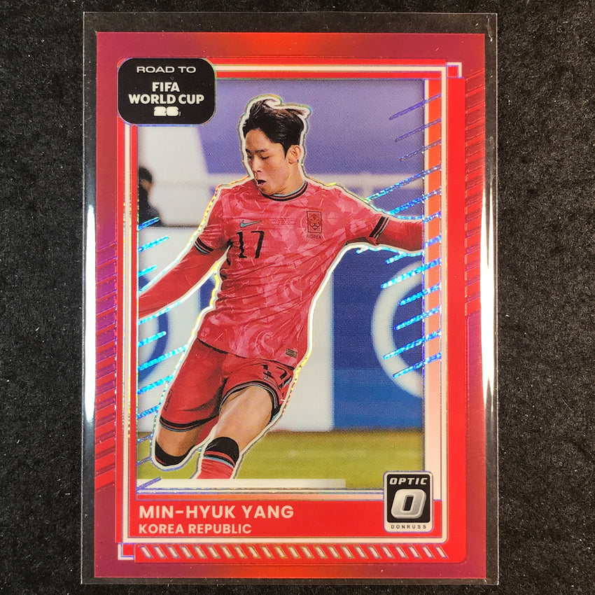2025-26 Donruss Road to FIFA World Cup MIN-HYUK YANG Optic Red /199 #105
