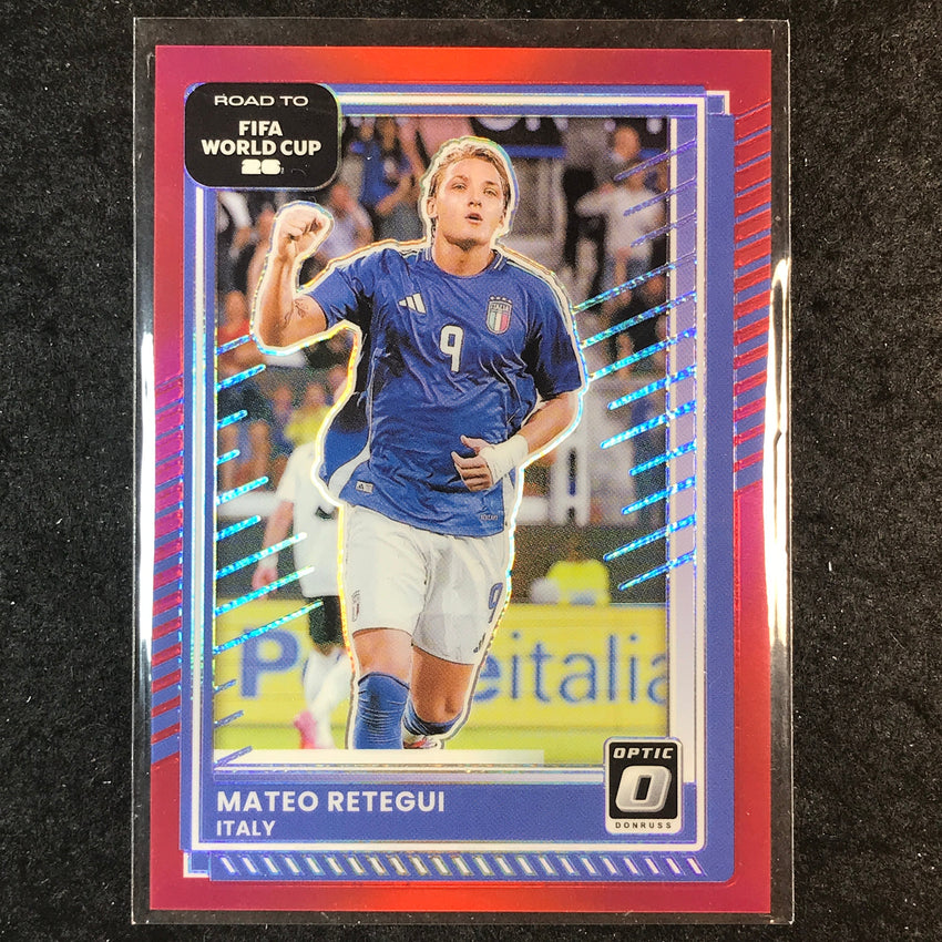 2025-26 Donruss Road to FIFA World Cup MATEO RETEGUI Optic Red /199 #115
