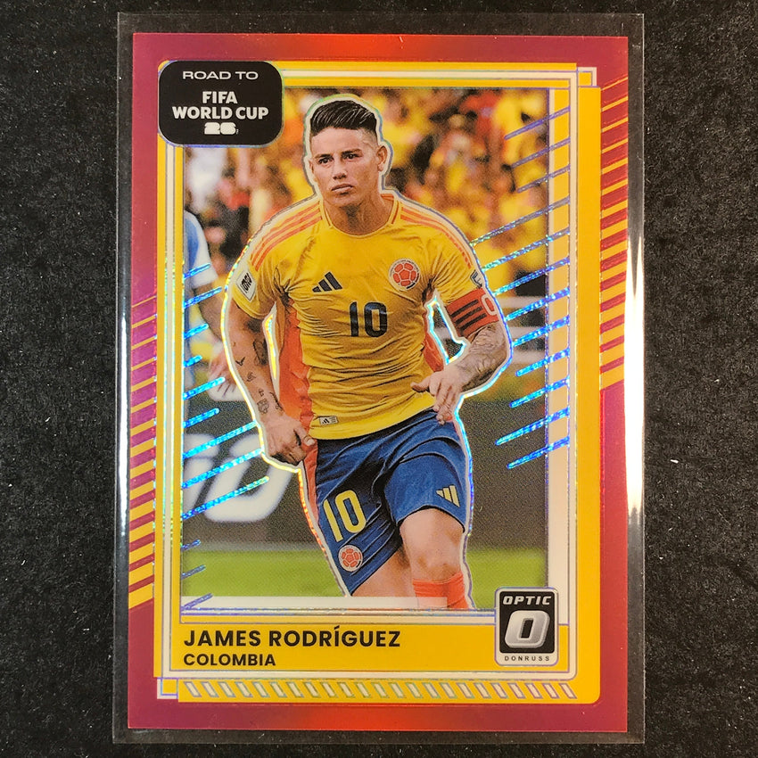 2025-26 Donruss Road to FIFA World Cup JAMES RODRIGUEZ Optic Red /199 #123