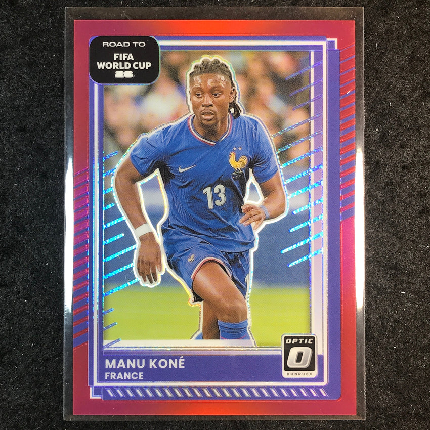 2025-26 Donruss Road to FIFA World Cup MANU KONE Optic Red /199 #136