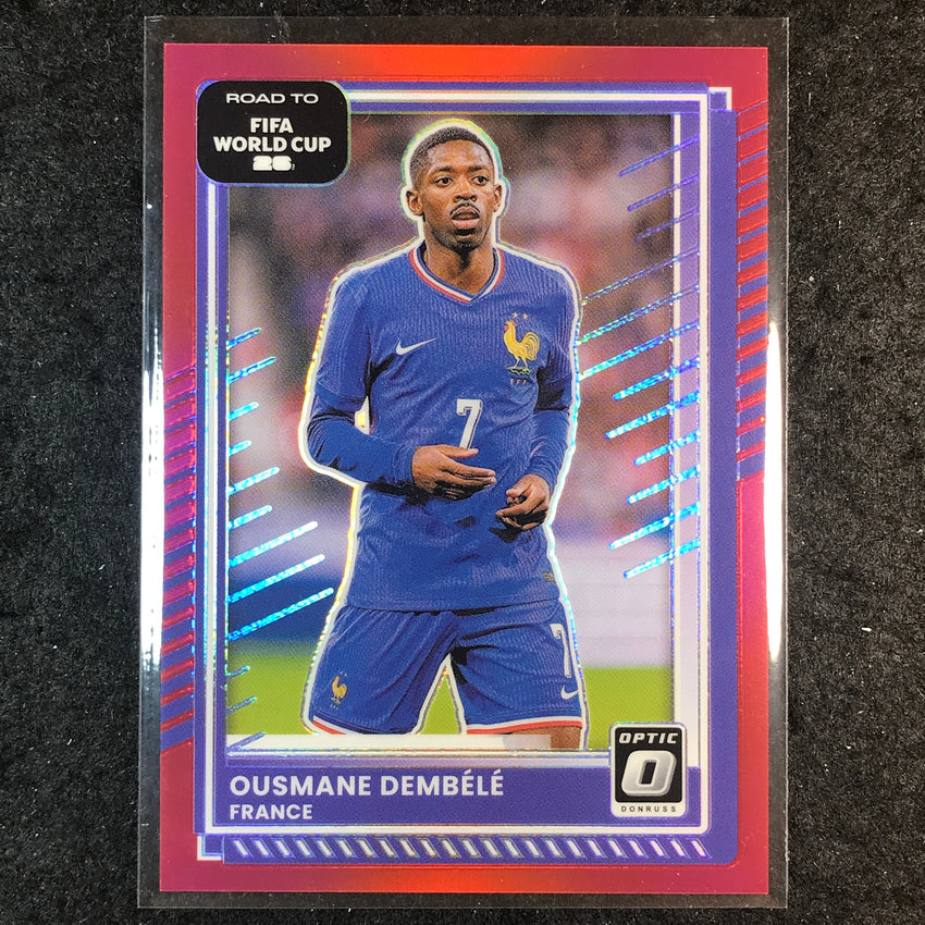 2025-26 Donruss Road to FIFA World Cup OUSMANE DEMBELE Optic Red /199 #137