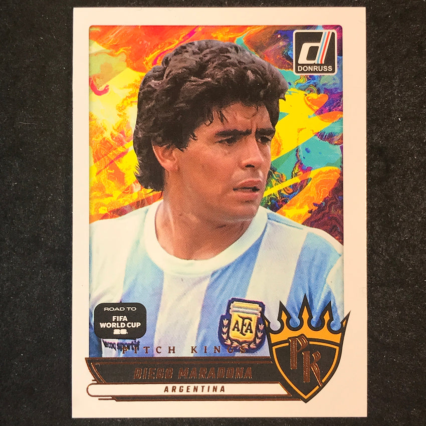 2025-26 Donruss Road to FIFA World Cup DIEGO MARADONA Pitch Kings Bronze #24