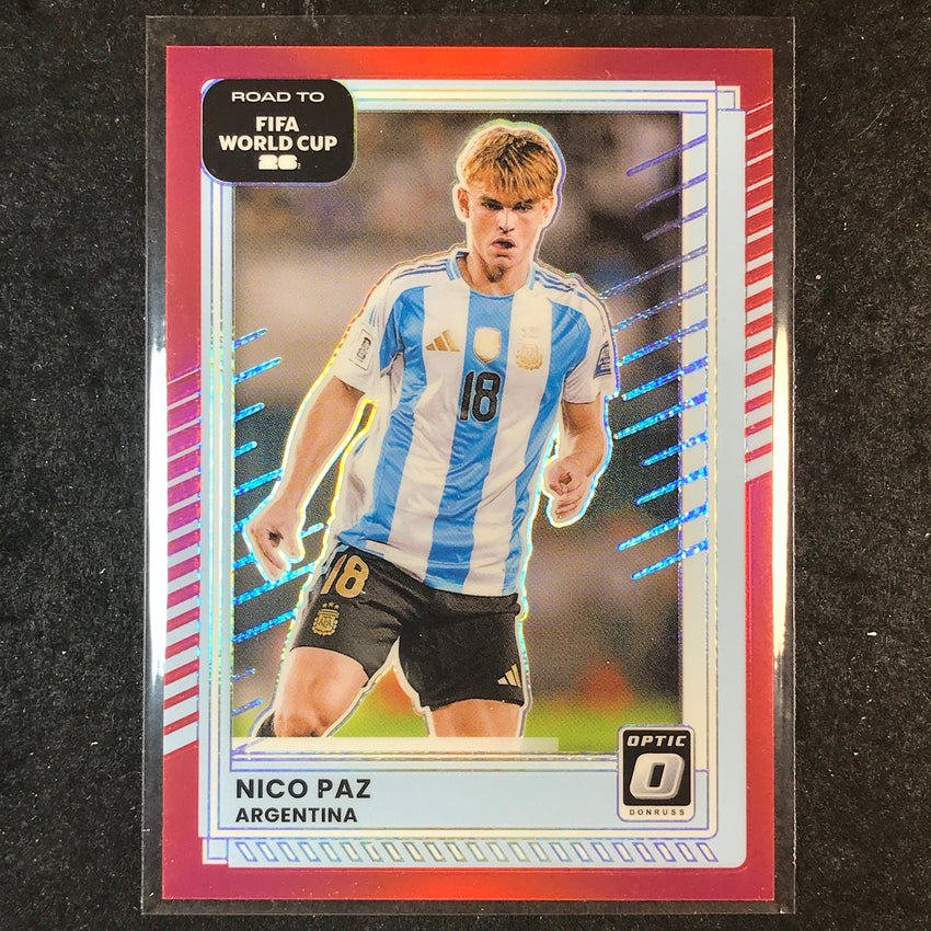 2025-26 Donruss Road to FIFA World Cup NICO PAZ Optic Red /199 #164